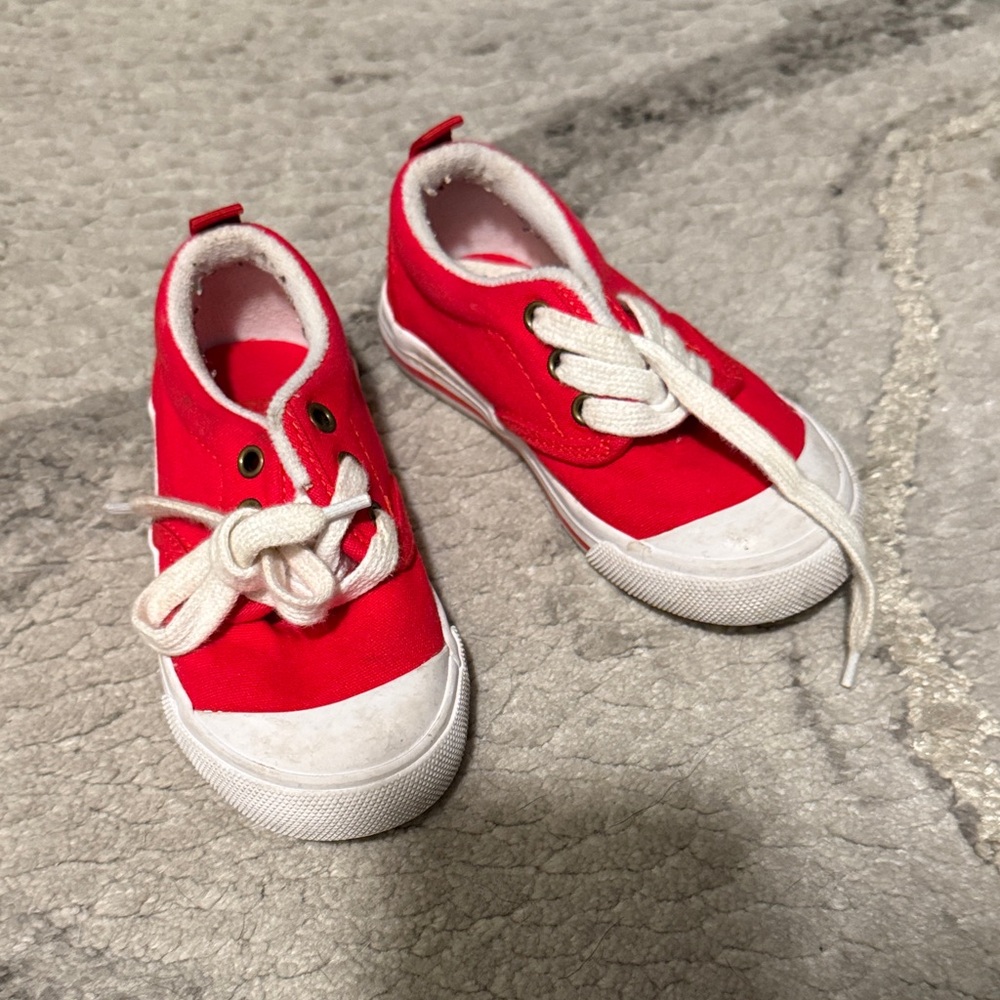 The Beaufort Bonnet Company Red Kids Sneakers